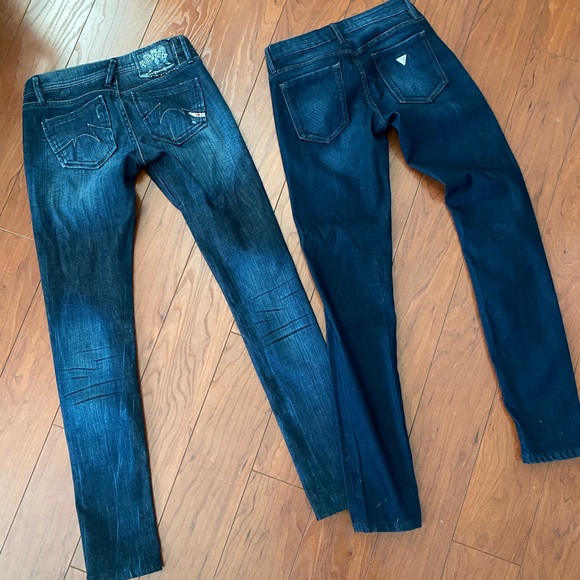 Two Pairs of Like-New Skinny Jeans (lot of 2) - Picture 2 of 2